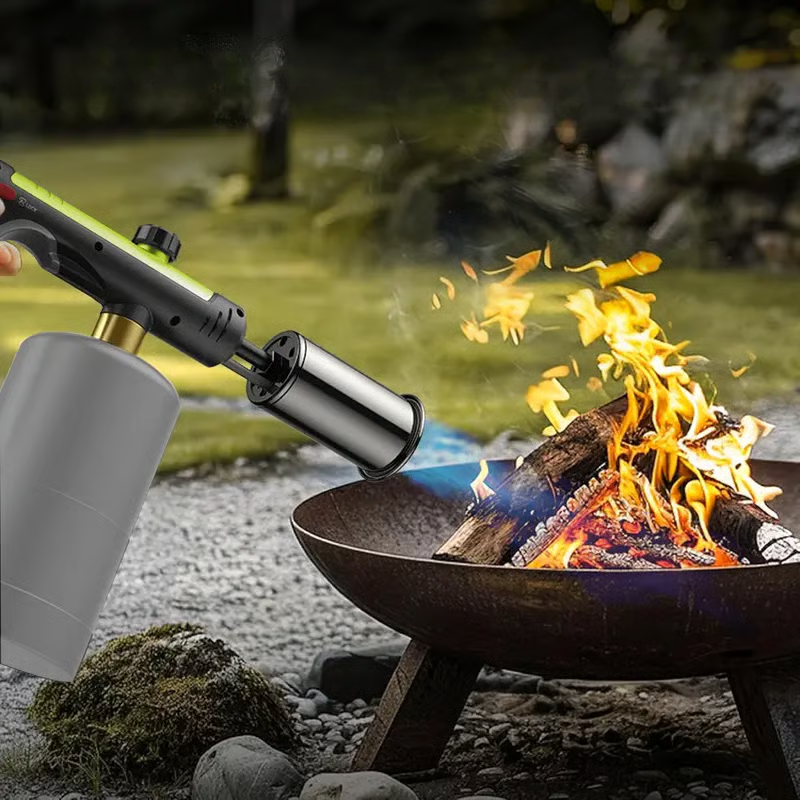 Powerful Propane Torch , Adjustable Blow Torch for Sous Vide, BBQ, Campfire