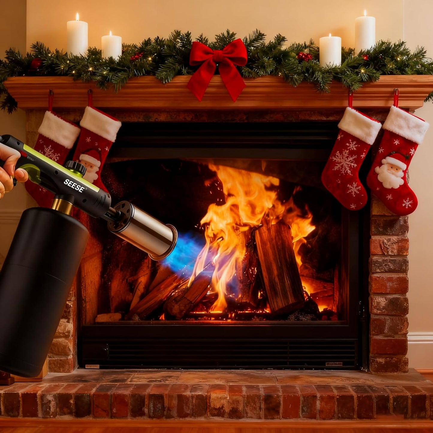 Powerful Propane  Torch , Adjustable Blow Torch for Sous Vide, BBQ, Campfire