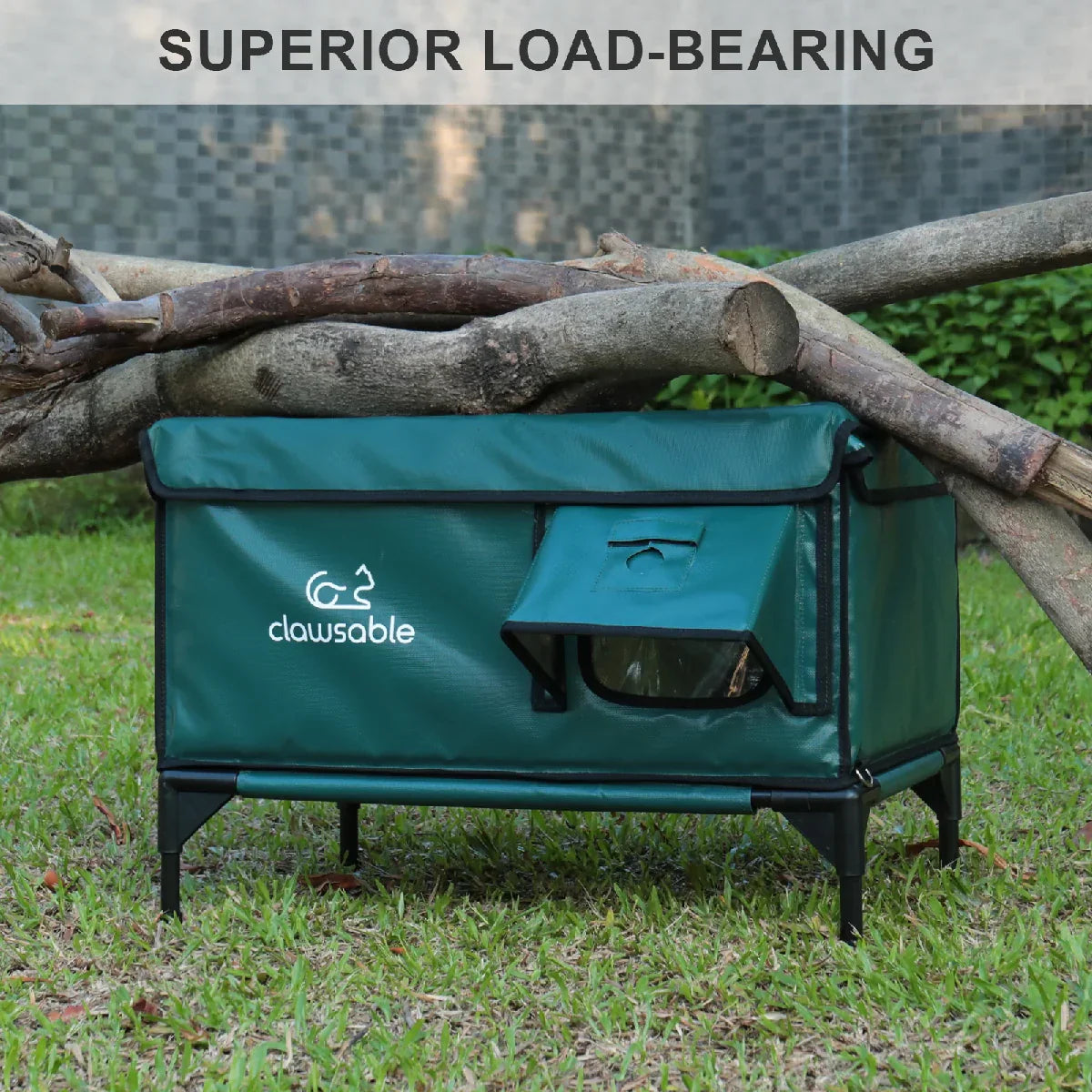 2025 Tall Classic Box Heated Cat House With Camera – Large